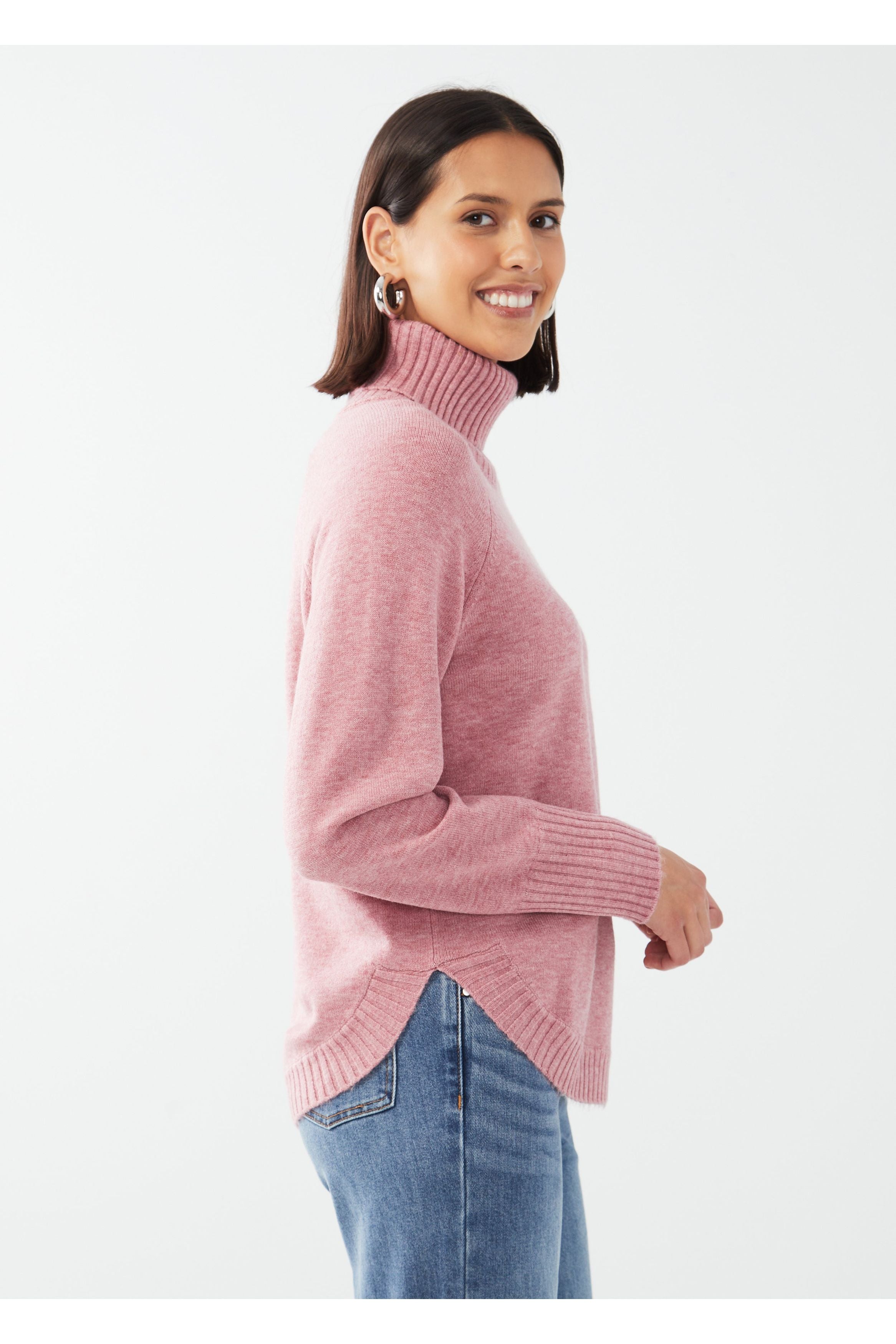 FDJ Turtleneck Shirttail Hem Sweater Style 1515333 Close To