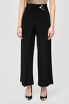 Joseph Ribkoff Wrap Pant with Buckle - Style 243028, front