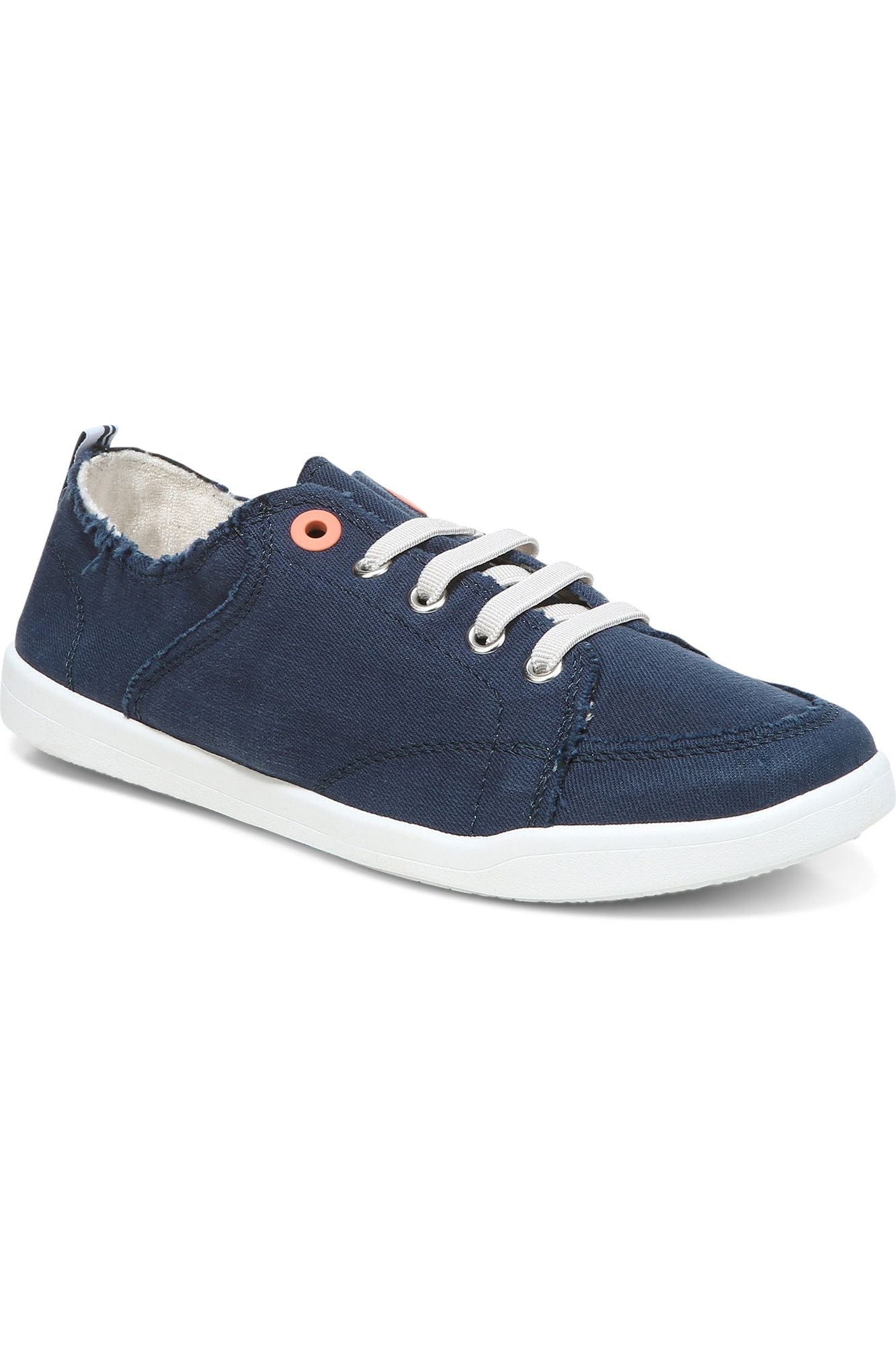 Navy canvas clearance lace up sneaker