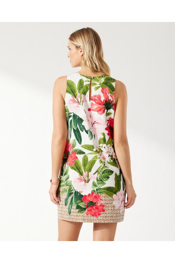 Tommy Bahama Faraway Blooms Silk Shift Dress - Style SW621713