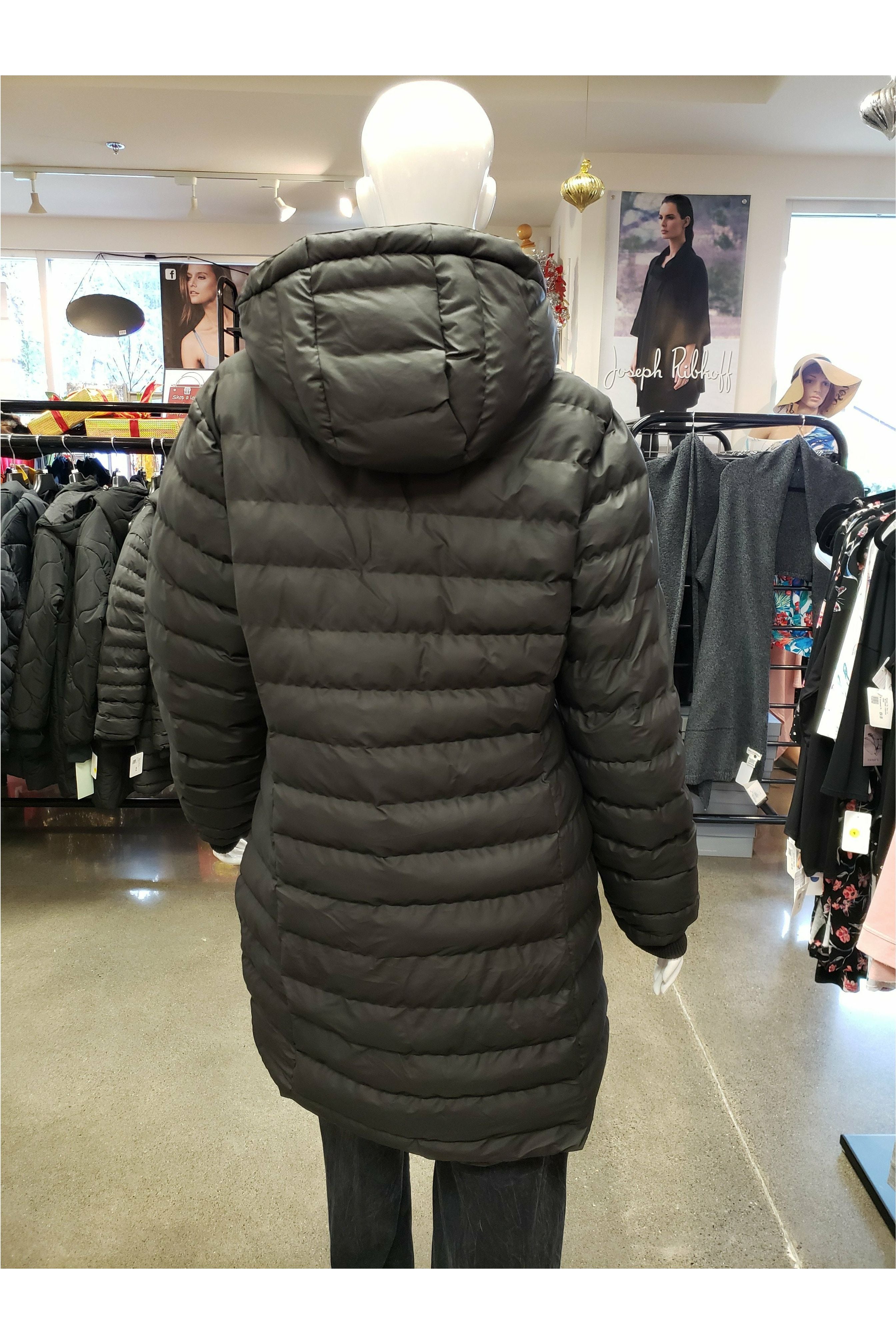 Etage Waterproof Long Puffer Coat with Hood