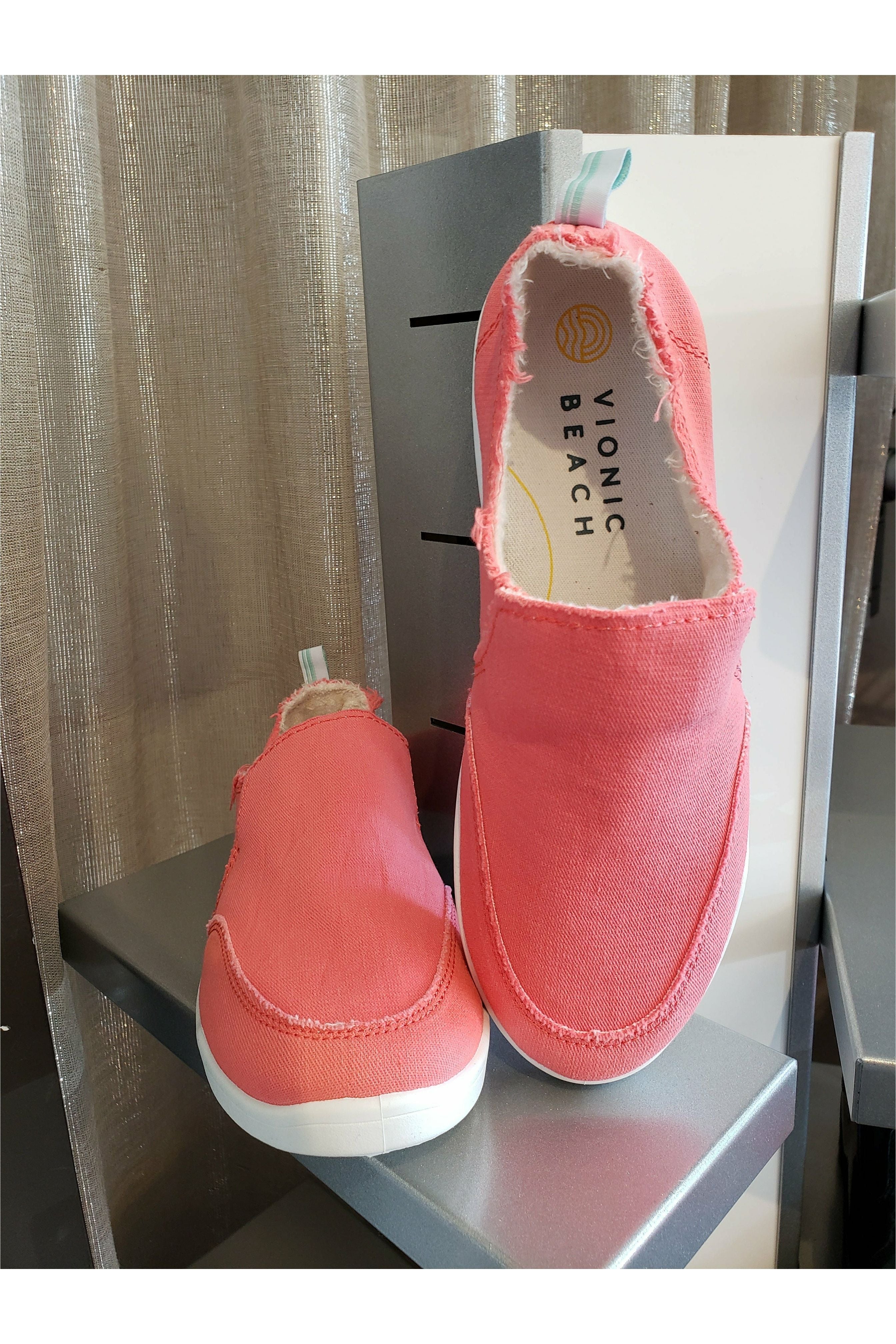 Coral slip sale on shoes