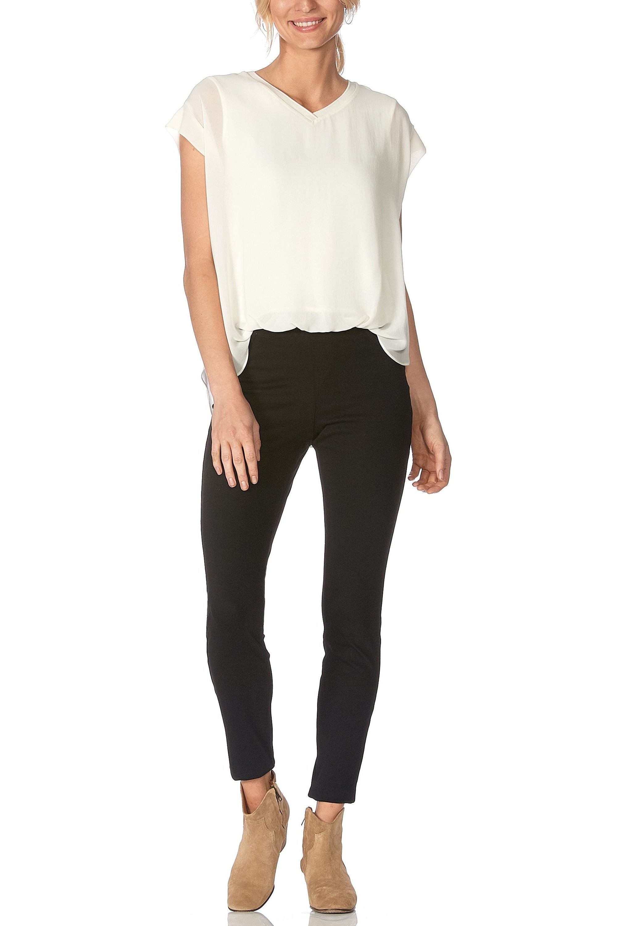 Hue black denim leggings best sale