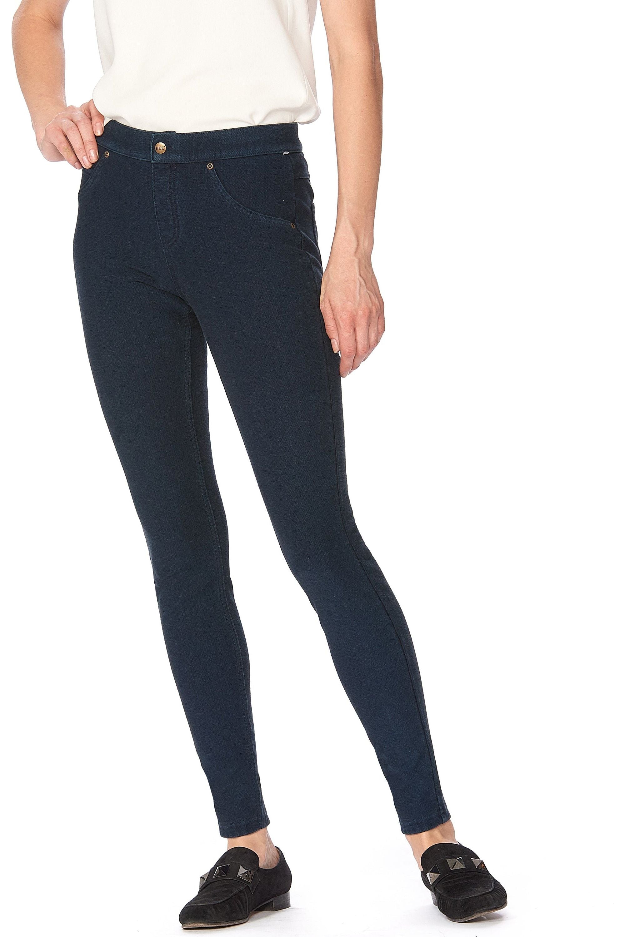 Hue fleece lined 2025 denim leggings black