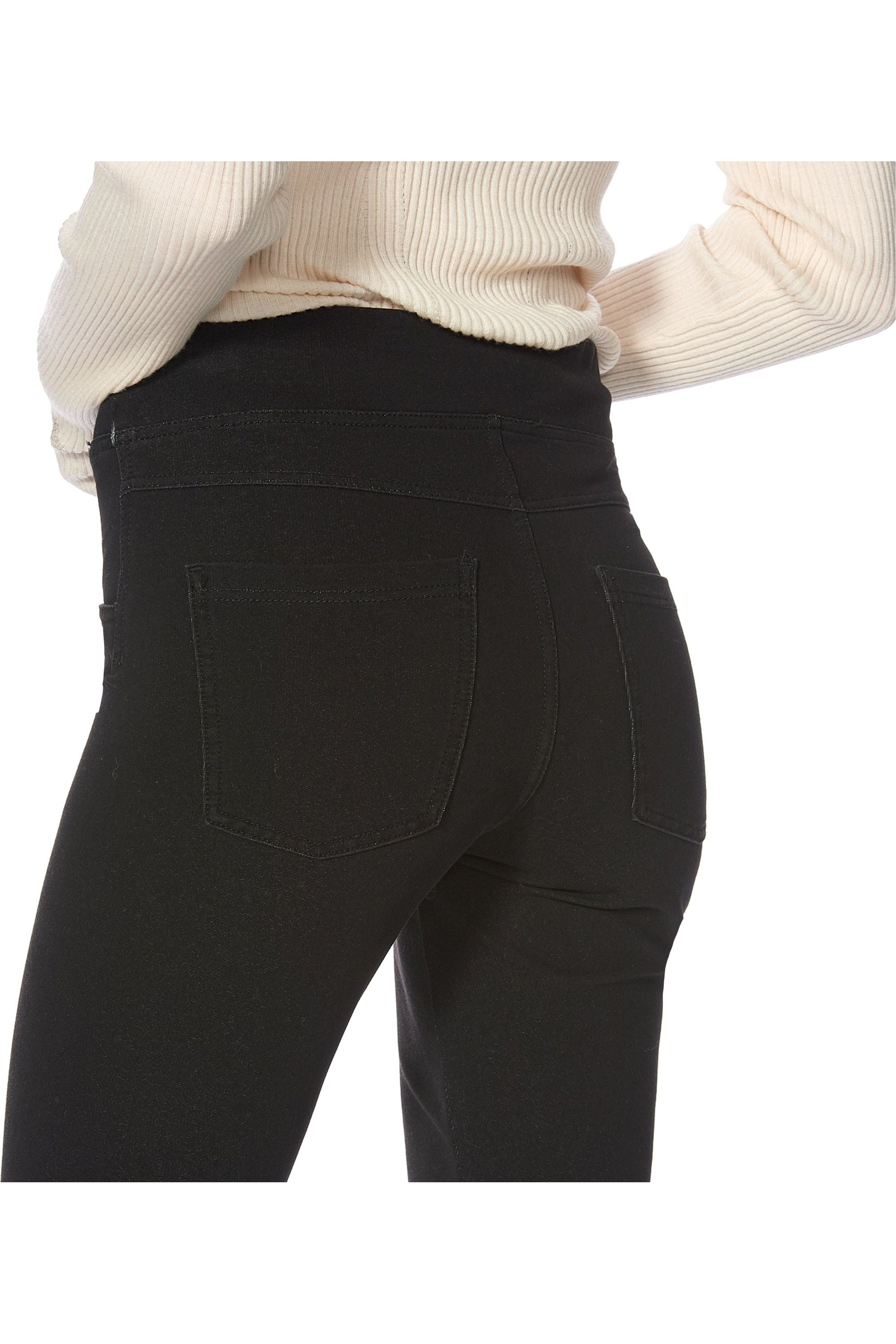 Hue Studio Jeans Mid Rise Leggings Dark Denim Size Large - $25 New