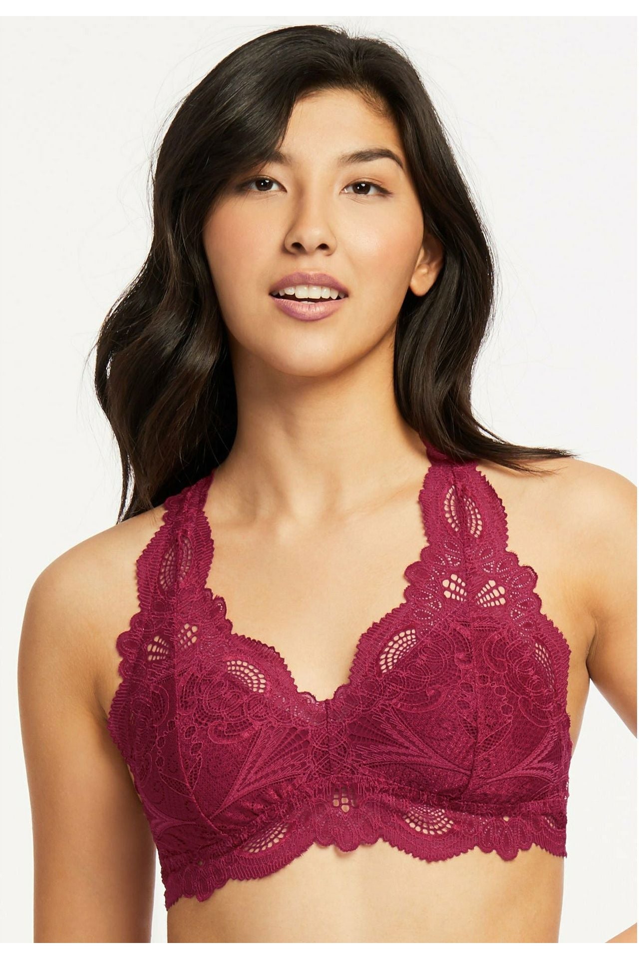 Out From Under Galloon Lace T-Back Bralette