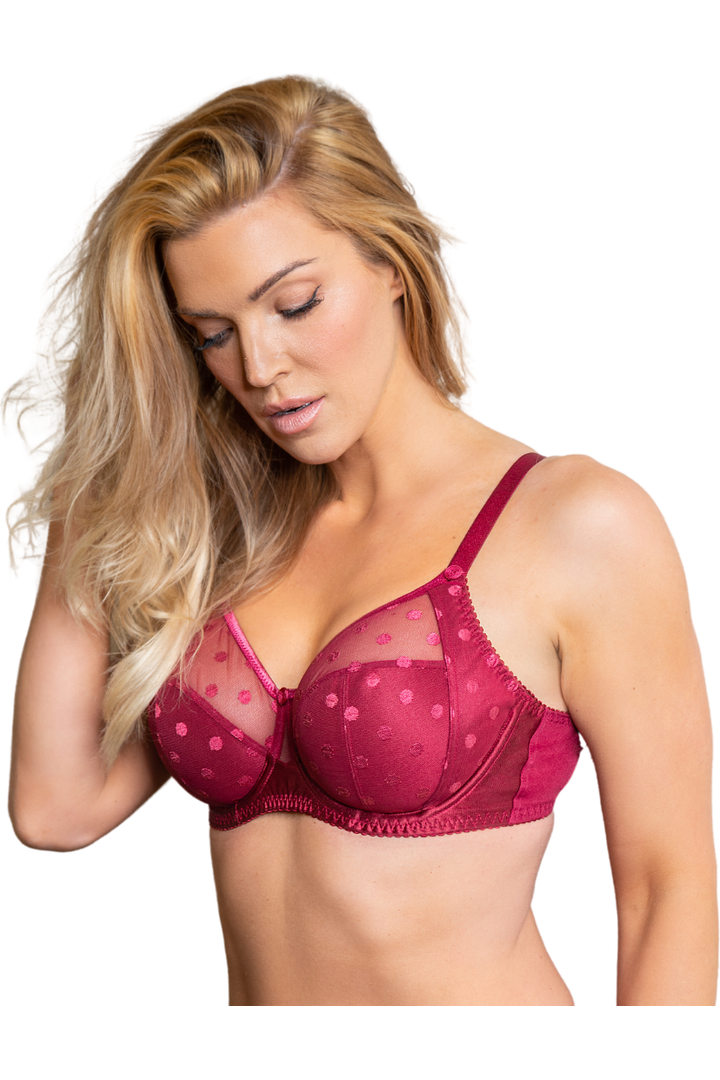 288 Pieces Mamia Ladies Full Cup Jacquard No Wire Bra -- C Cup - Womens Bras  And Bra Sets - at 